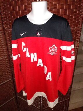 Nike 2014 Team Canada Hockey Jersey 100 Year Anniversary Adult Large